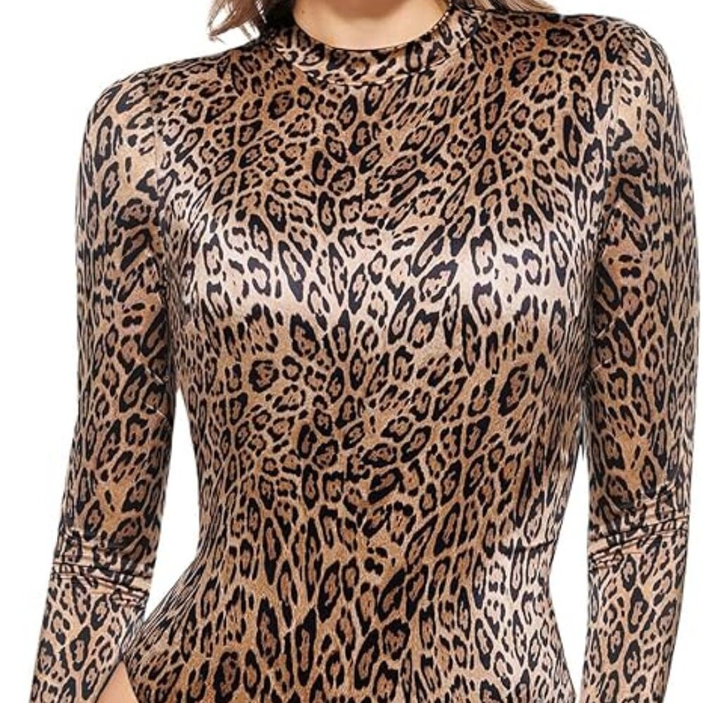 Popilush Long Sleeve Body Suit Womens Full Body Shapewear Size Large